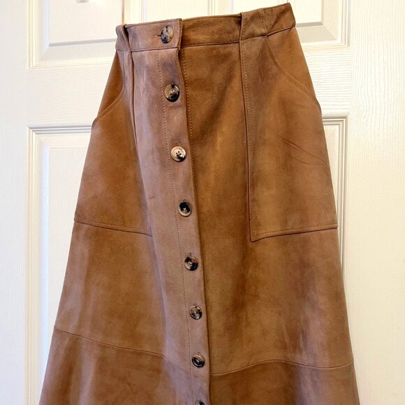 BILLY REID Mitchell Suede Skirt (NWT) - Picture 1 of 8